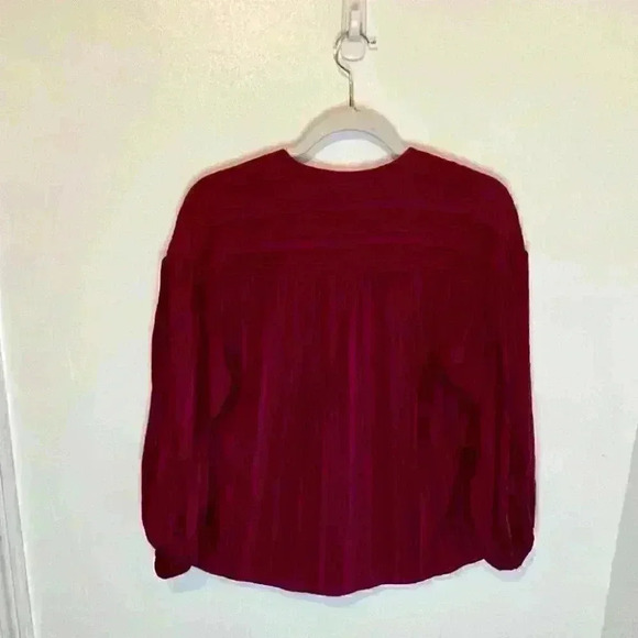 NWT Joie Rowyn Long Sleeve Tonal Stripe Blouse - Picture 5 of 5